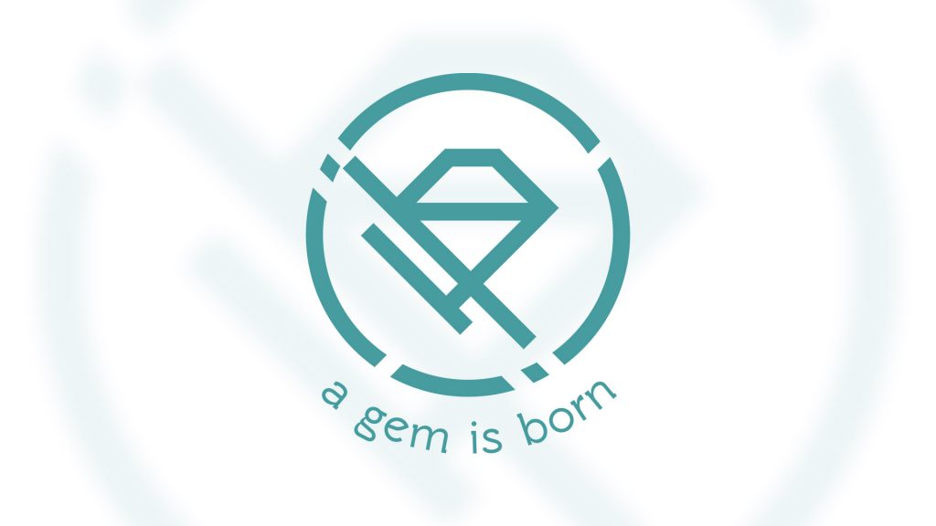 A Gem is Born| Geometric, De-constructive Health & Beauty Logo design