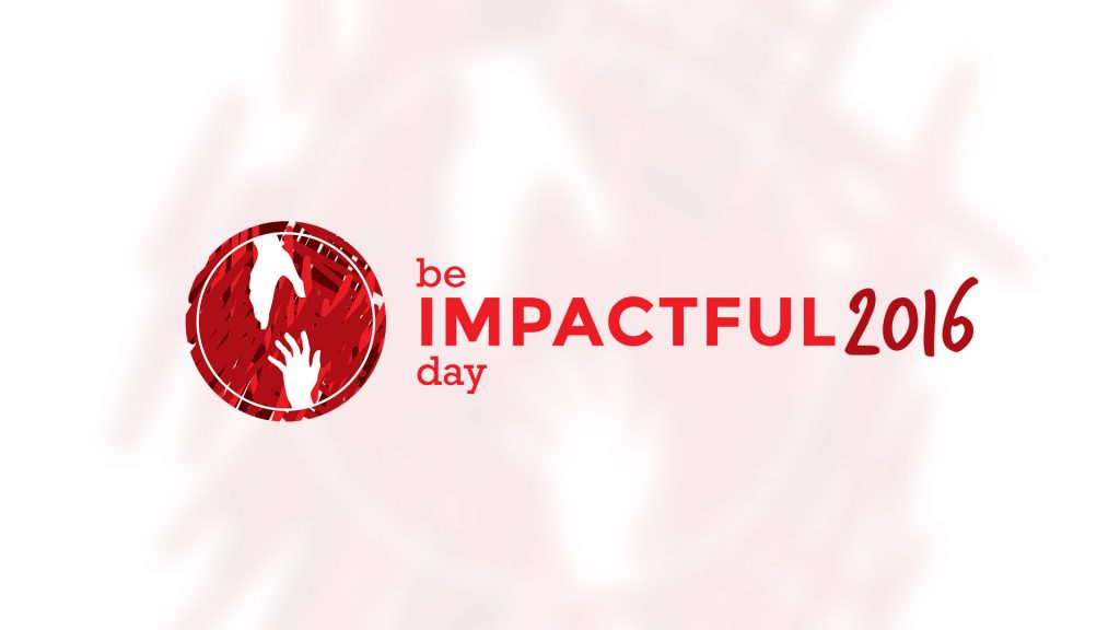 Be Impactful Day | b.iD Day of Service Logo design