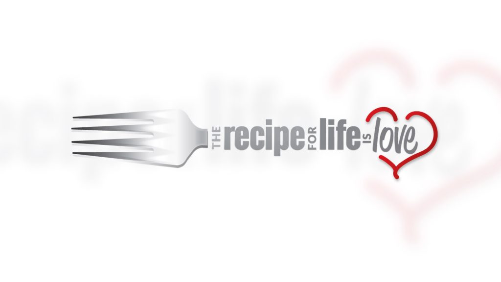 Chef Rey's The Recipe for Life is Love Logo design