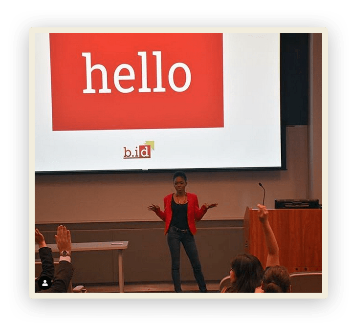 Dana speaking at UH-AMA Marketing Week (2017)