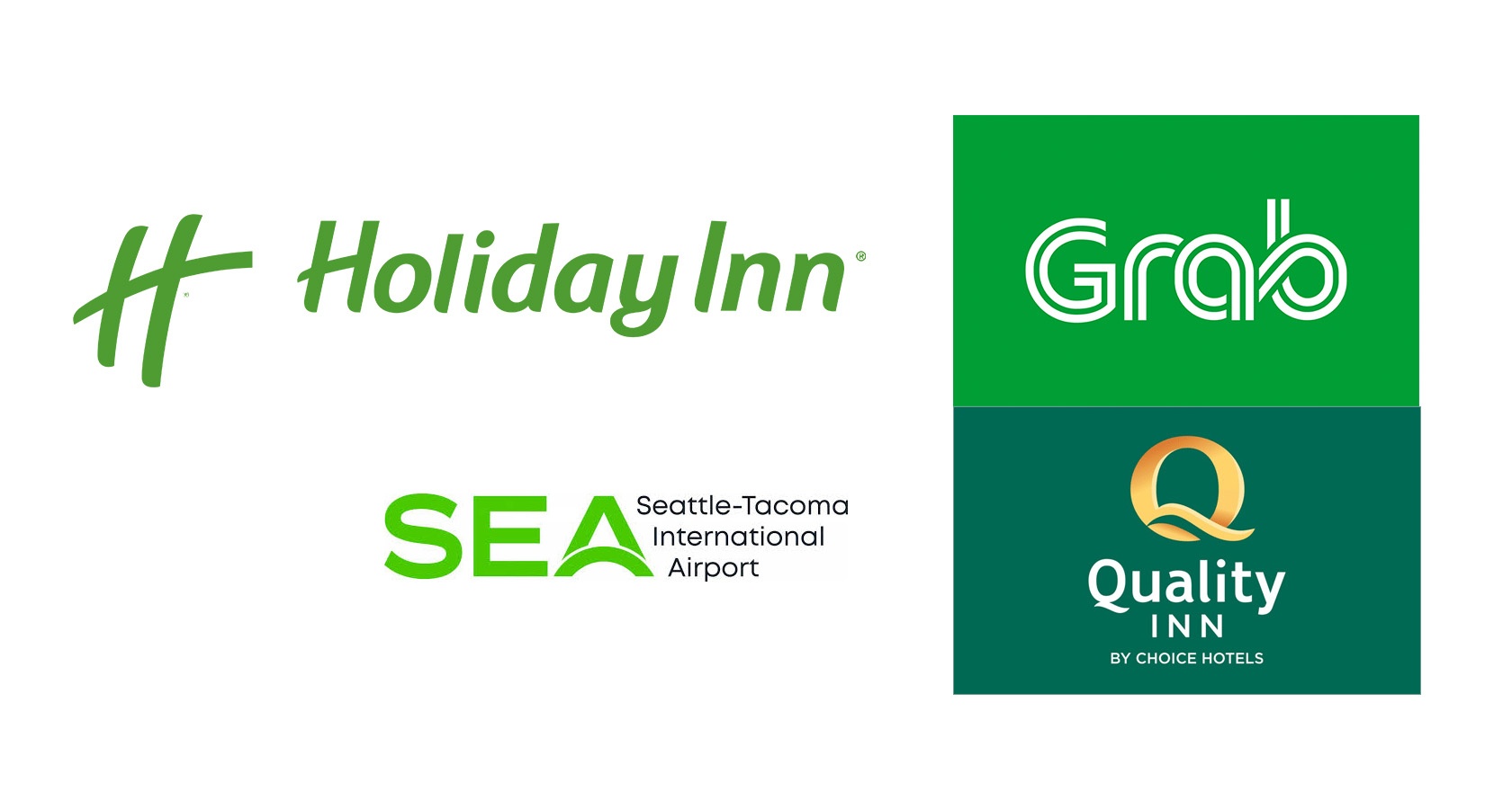 How hospitality brands use the color green in the logos and branding