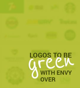 How brands are using green in there logos