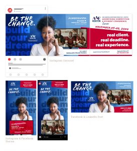 2020 AAF-H Student Conference Social Media Campaign that highlights diverse people around the country doing amazing work like Crystal