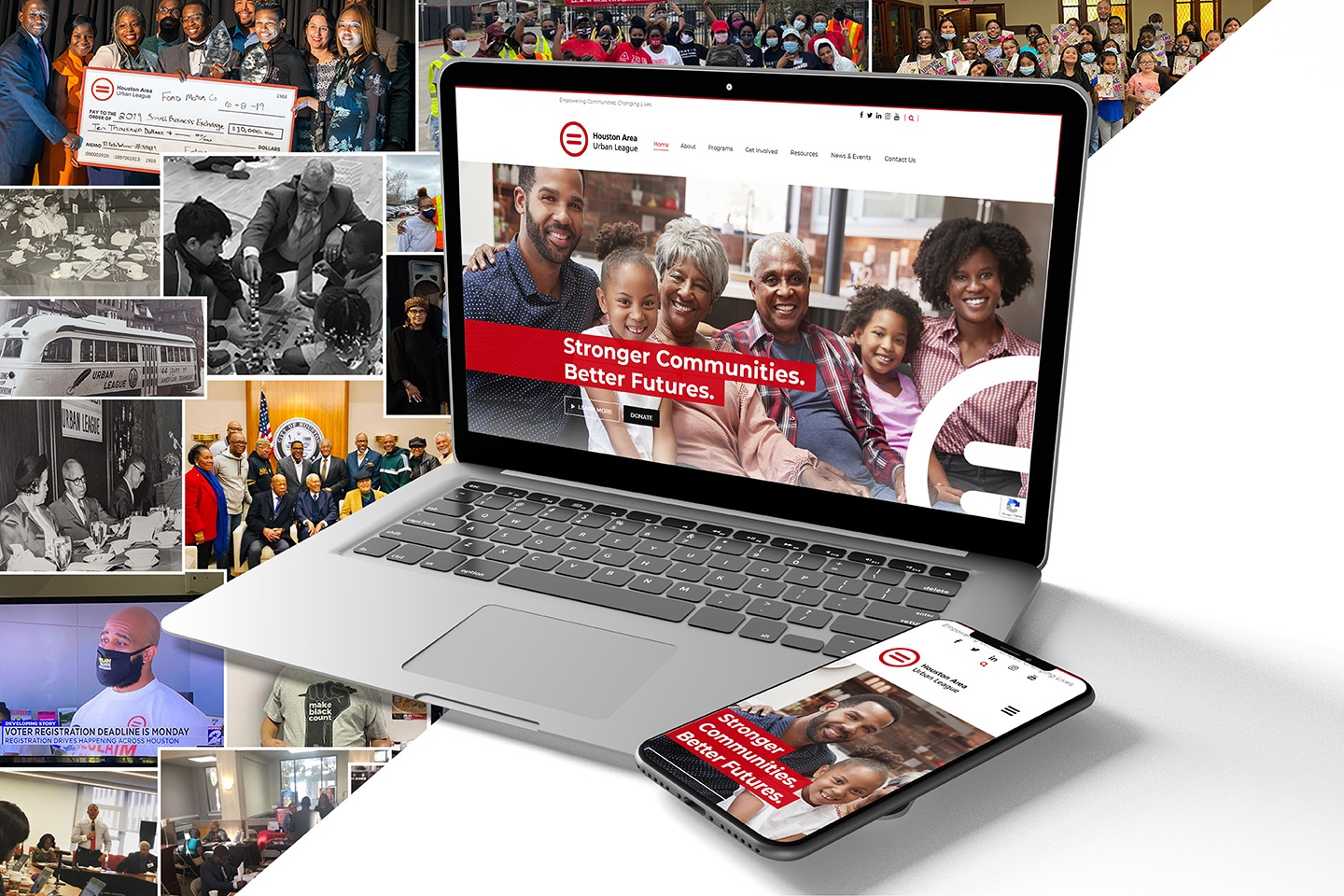 Community Support and Advocacy NonProfit | Houston Area Urban League Website by B.ID